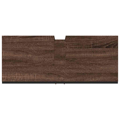 Mobile Lavabo Bagno Rovere Marrone 60x30x60cm Legno Multistrato | homemem39