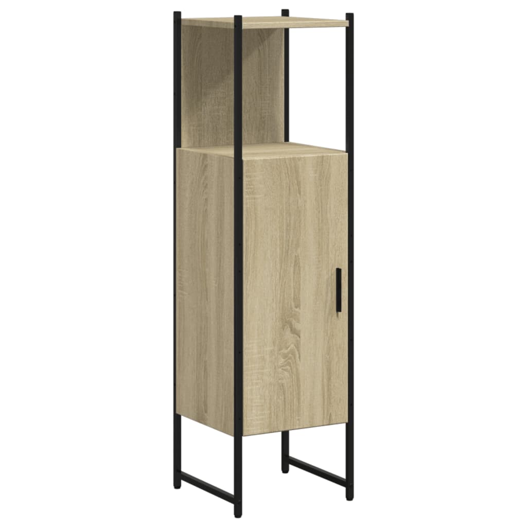 Mobile da Bagno Rovere Sonoma 33x33x120,5 cm Legno Multistrato | homemem39