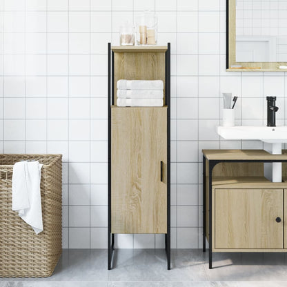 Mobile da Bagno Rovere Sonoma 33x33x120,5 cm Legno Multistrato | homemem39