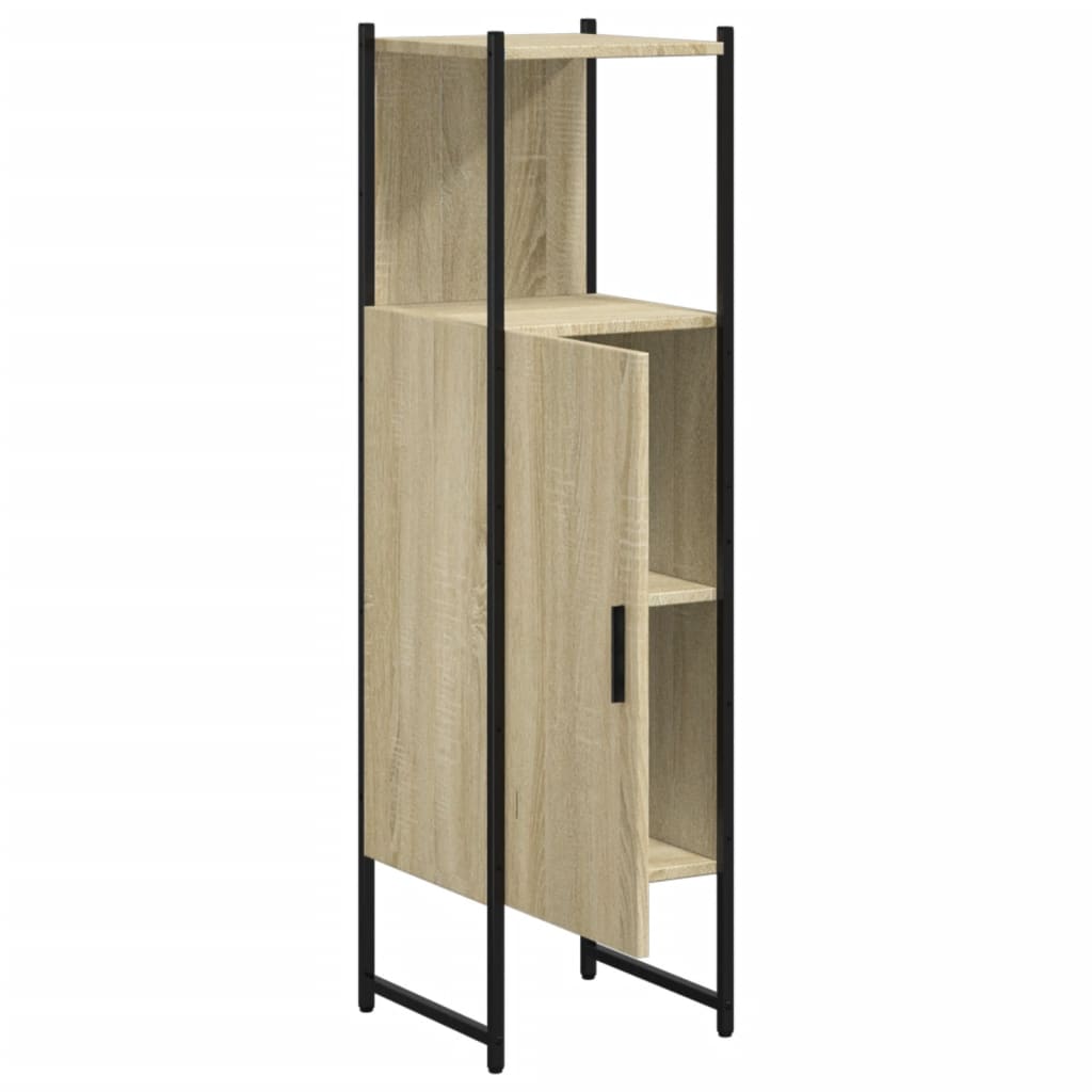 Mobile da Bagno Rovere Sonoma 33x33x120,5 cm Legno Multistrato | homemem39
