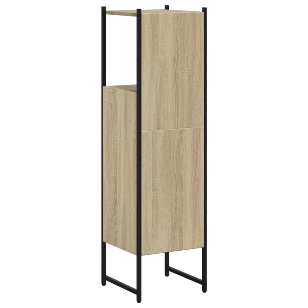 Mobile da Bagno Rovere Sonoma 33x33x120,5 cm Legno Multistrato | homemem39