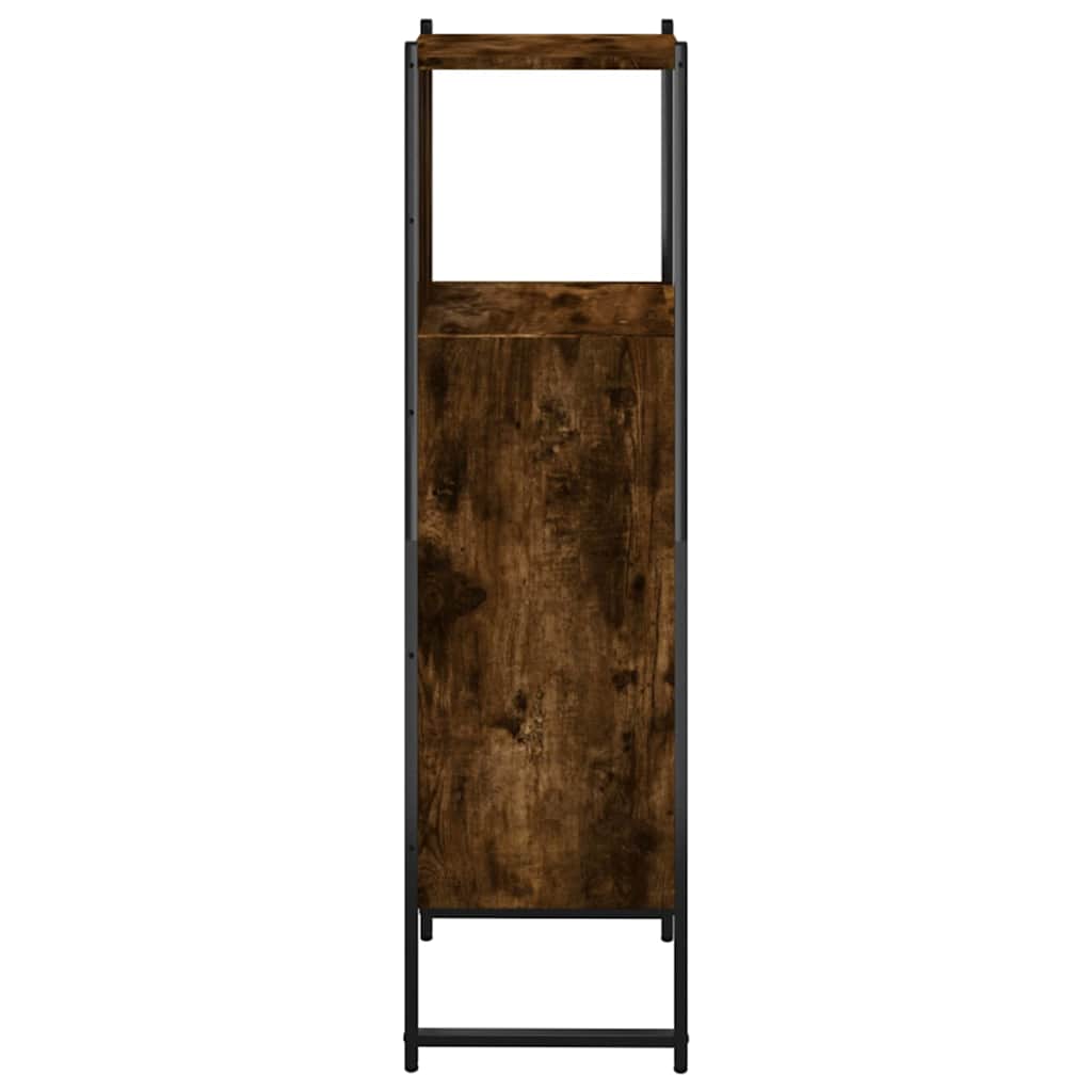 Mobile da Bagno Rovere Fumo 33x33x120,5 cm in Legno Multistrato | homemem39