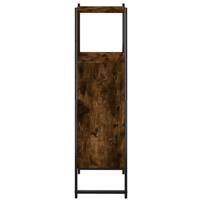 Mobile da Bagno Rovere Fumo 33x33x120,5 cm in Legno Multistrato | homemem39