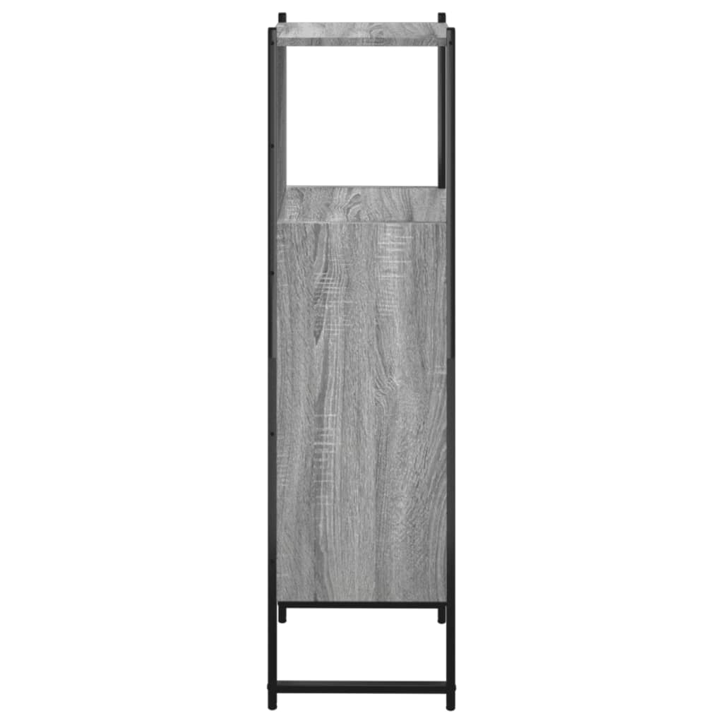 Mobile da Bagno Grigio Sonoma 33x33x120,5cm Legno Multistrato | homemem39