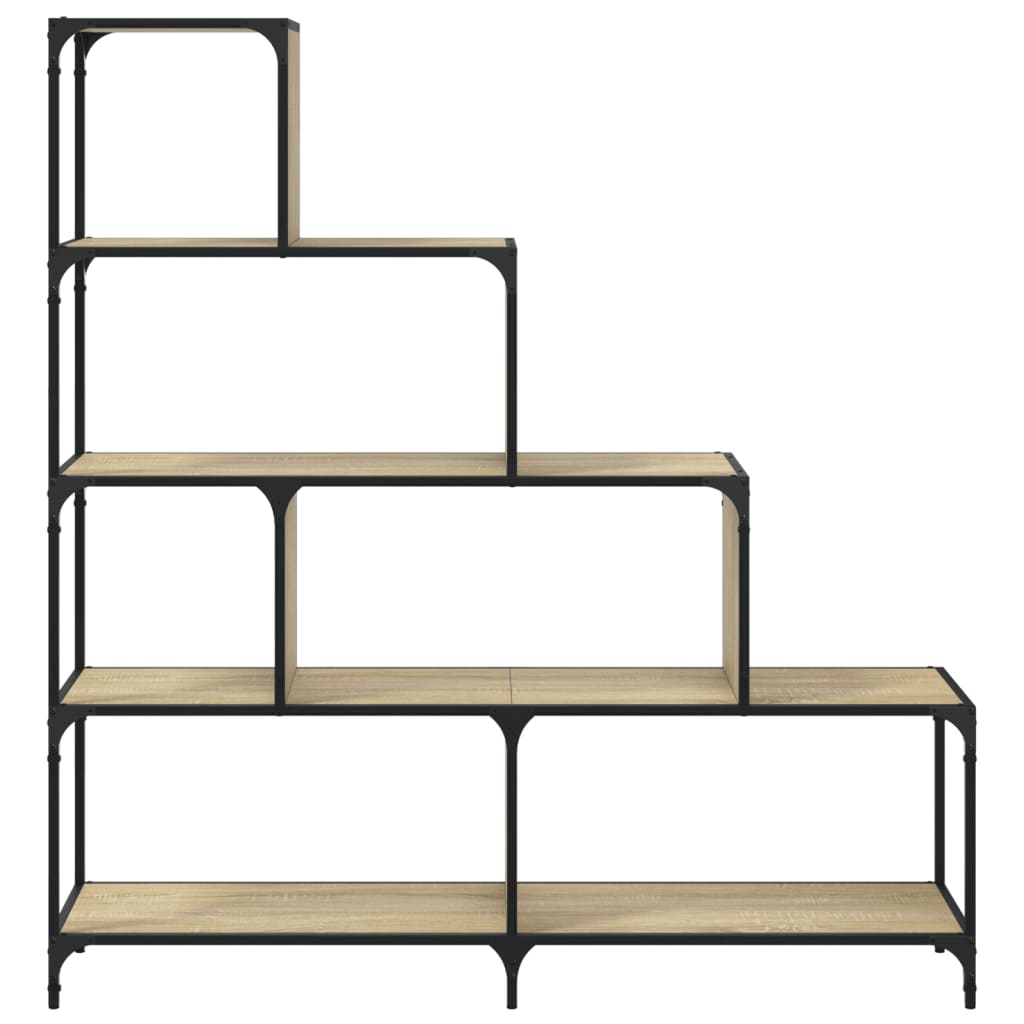 Libreria 4 Gradini Rovere Sonoma 139x33,5x149 Legno Multistrato | homemem39