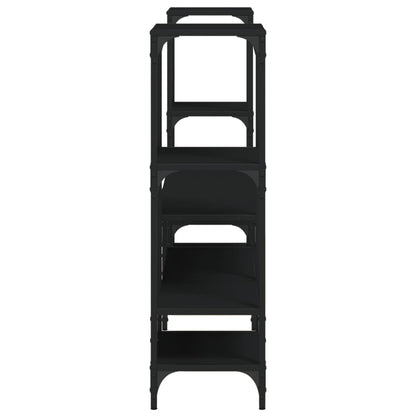 Mobile Porta TV Nero 206,5x28,5x95 cm in Legno Multistrato - homemem39