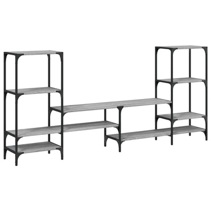 Mobile Porta TV Grigio Sonoma 206,5x28,5x95cm Legno Multistrato | homemem39