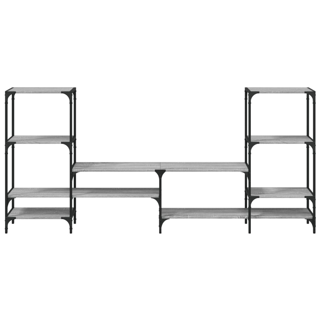Mobile Porta TV Grigio Sonoma 206,5x28,5x95cm Legno Multistrato | homemem39