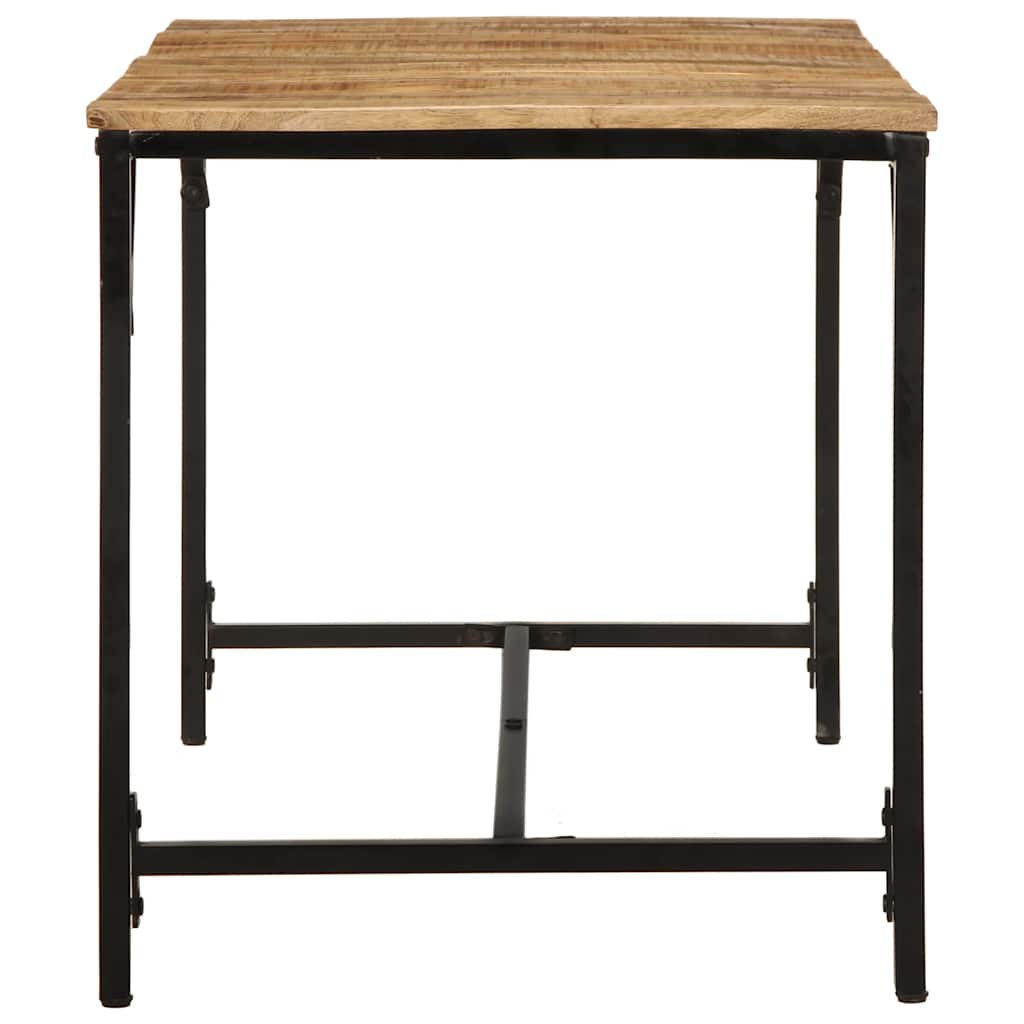Tavolo da Pranzo 140x70x75 cm in Legno Massello di Mango Grezzo | homemem39