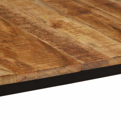 Tavolo da Pranzo 160x80x75 cm in Legno Massello di Mango Grezzo | homemem39