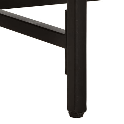 Tavolo da Pranzo 180x90x75 cm in Legno Massello di Mango Grezzo