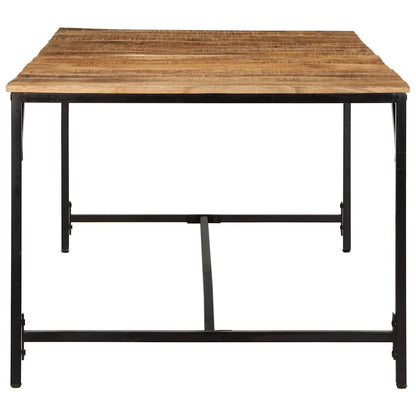 Tavolo da Pranzo 200x100x75cm in Legno Massello di Mango Grezzo | homemem39