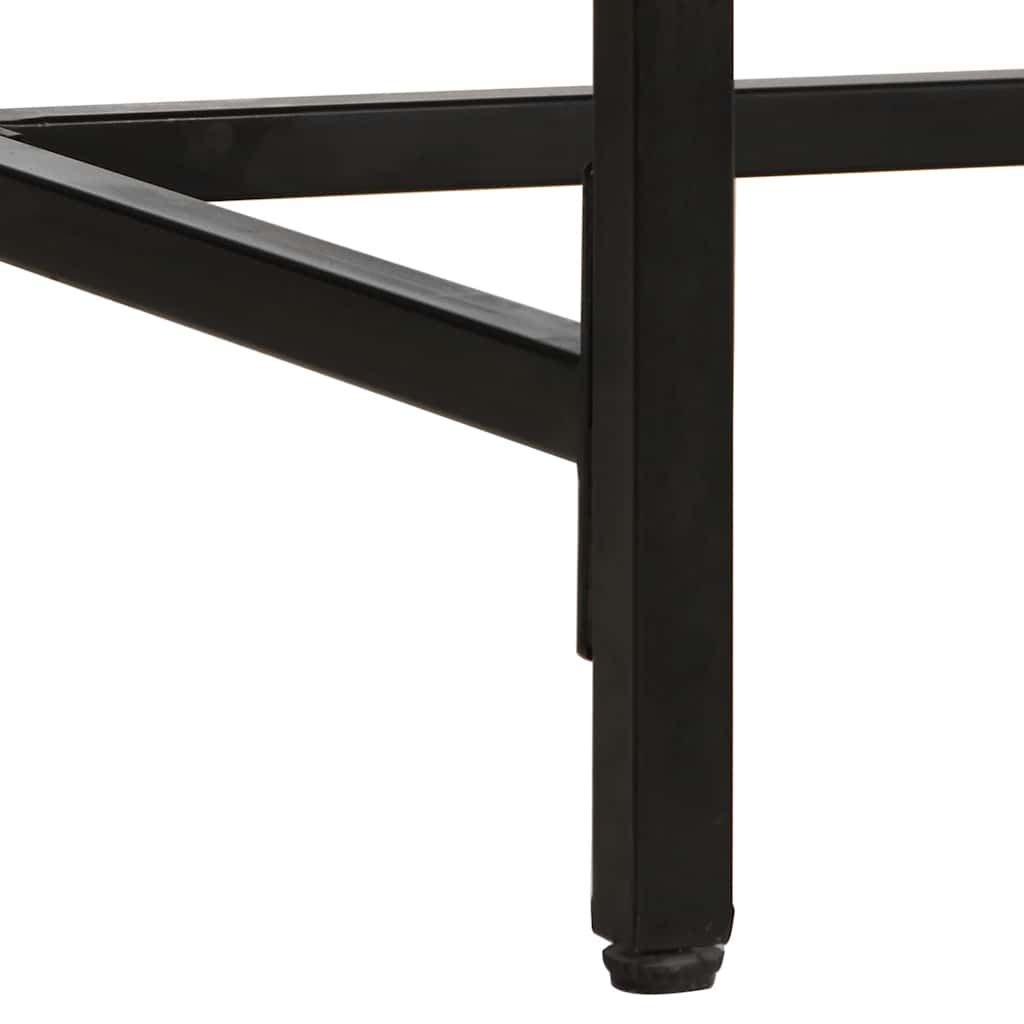 Tavolo da Pranzo 200x100x75cm in Legno Massello di Mango Grezzo | homemem39
