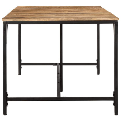 Tavolo da Pranzo 220x90x75 cm in Legno Grezzo Massello di Mango | homemem39