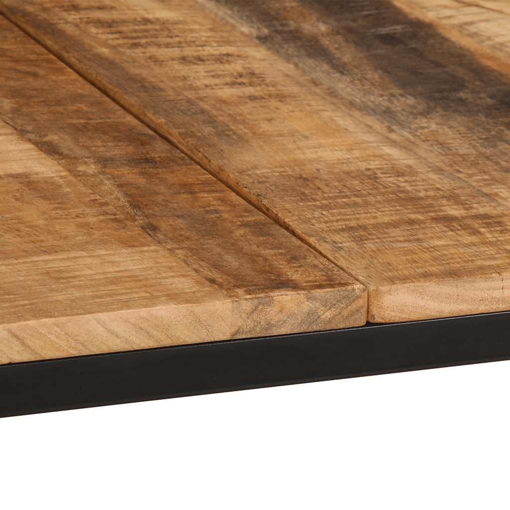 Tavolo da Pranzo 220x90x75 cm in Legno Grezzo Massello di Mango | homemem39