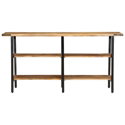 Tavolo Consolle 140x35x70 cm in Legno Massello di Mango - homemem39