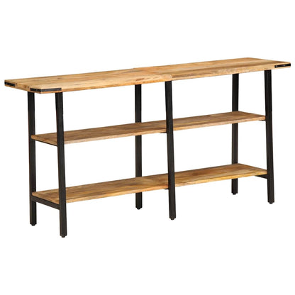 Tavolo Consolle 140x35x70 cm in Legno Massello di Mango