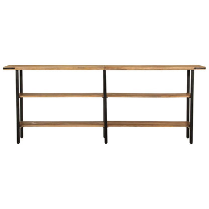 Tavolo Consolle 180x35x70 cm in Legno Massello di Mango - homemem39