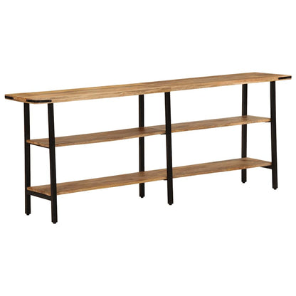 Tavolo Consolle 180x35x70 cm in Legno Massello di Mango - homemem39