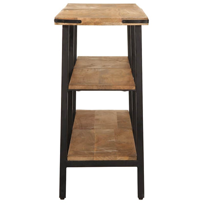 Tavolo Consolle 180x35x70 cm in Legno Massello di Mango