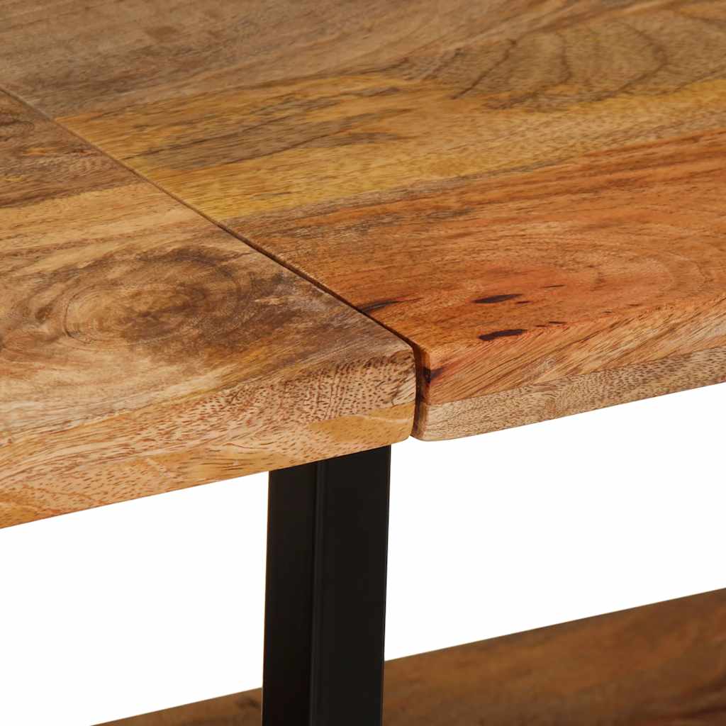 Tavolo Consolle 180x35x70 cm in Legno Massello di Mango