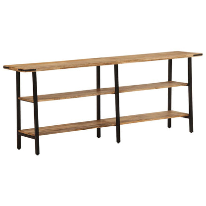 Tavolo Consolle 180x35x70 cm in Legno Massello di Mango
