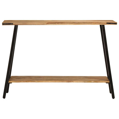 Tavolo Consolle 110x30x75 cm in Legno Massello di Mango - homemem39