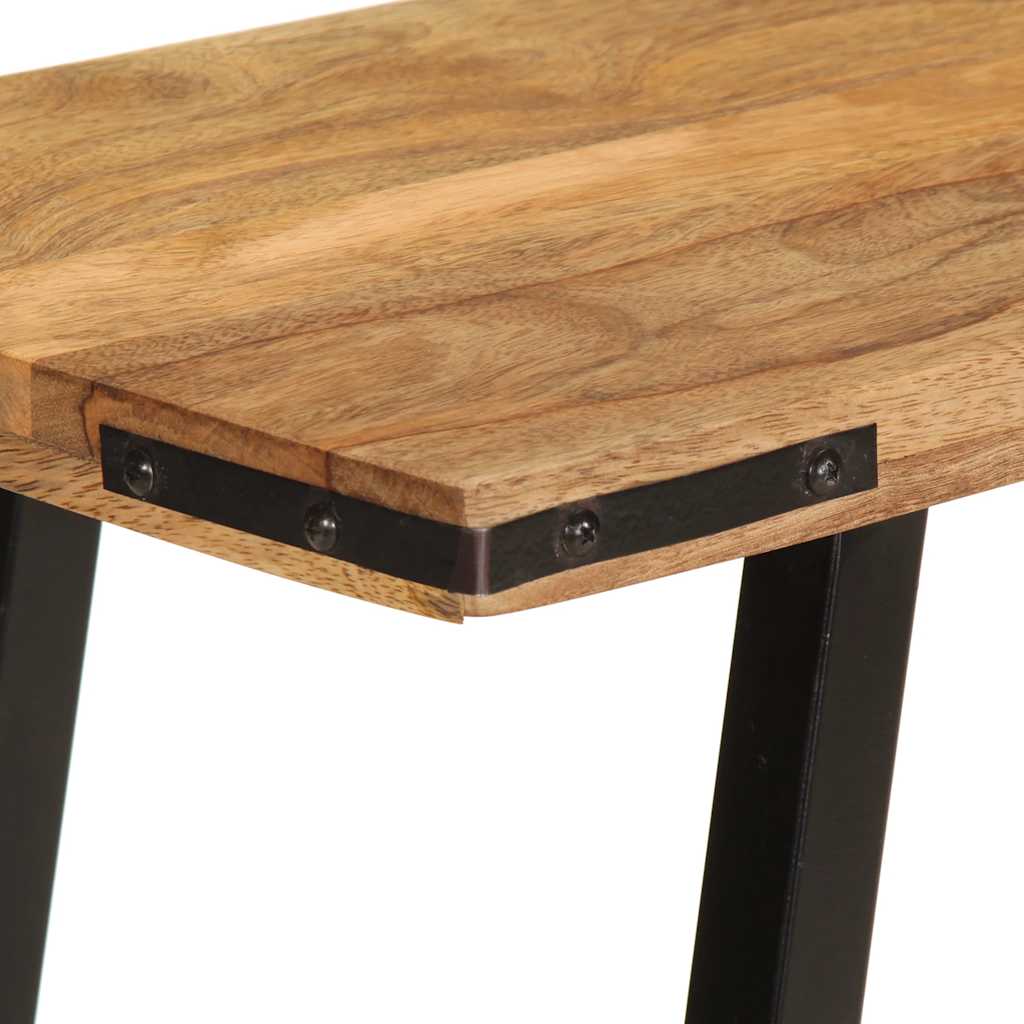 Tavolo Consolle 110x30x75 cm in Legno Massello di Mango - homemem39