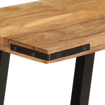 Tavolo Consolle 110x30x75 cm in Legno Massello di Mango - homemem39