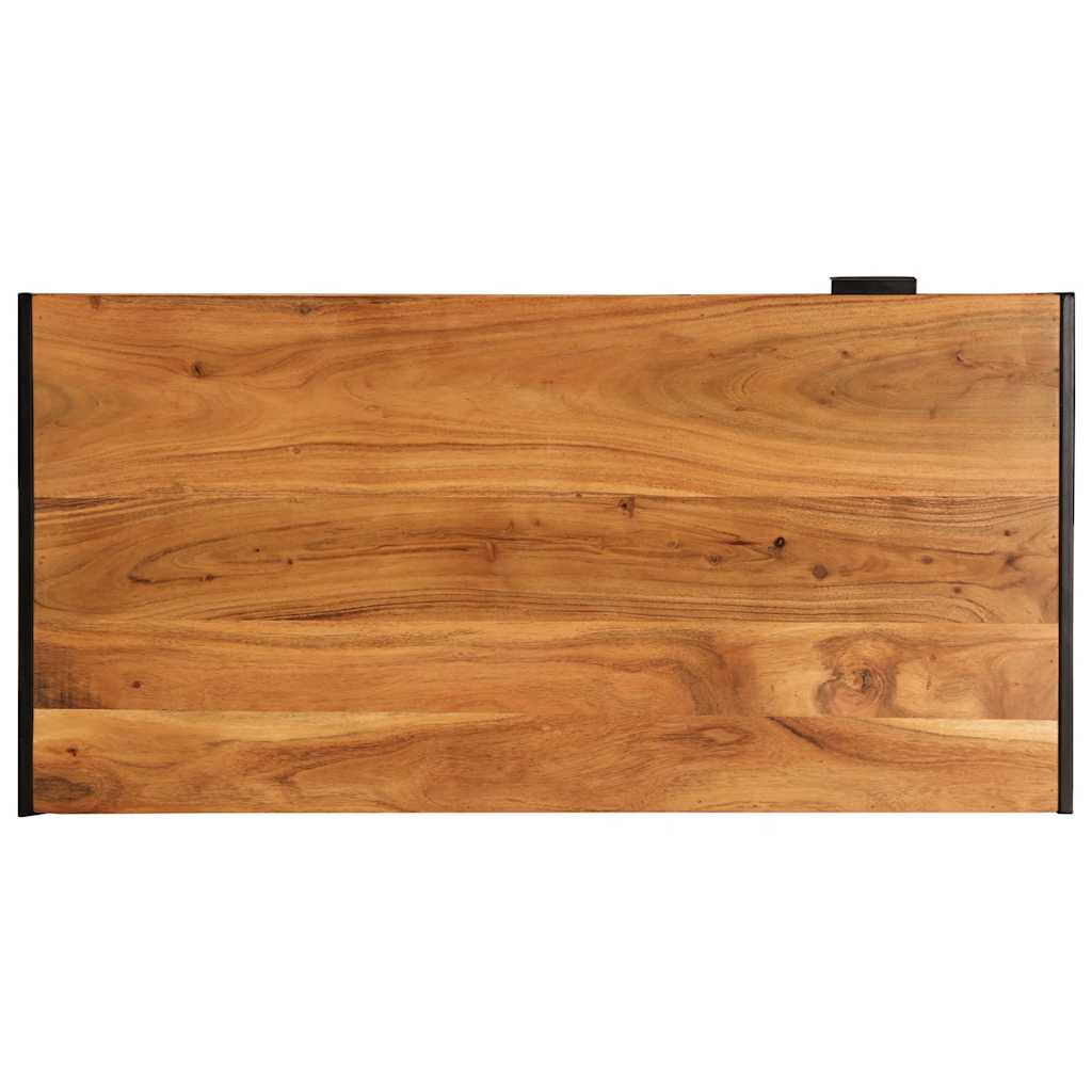 Tavolino da Salotto 110x55x40 cm in Legno Massello di Acacia | homemem39