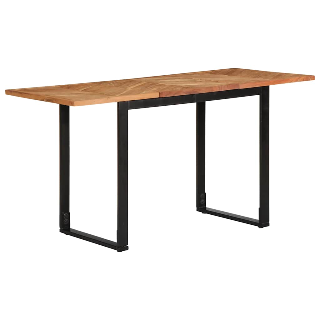 Tavolo da Pranzo 140x70x75 cm in Legno Massello di Acacia | homemem39