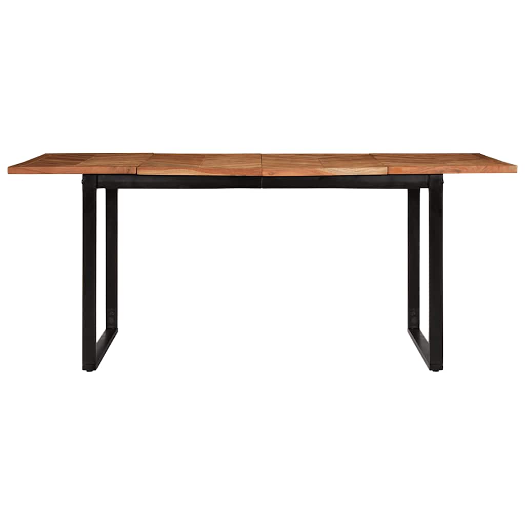 Tavolo da Pranzo 180x90x75 cm in Legno Massello di Acacia
