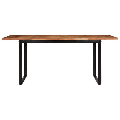 Tavolo da Pranzo 180x90x75 cm in Legno Massello di Acacia