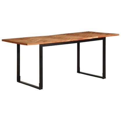 Tavolo da Pranzo 180x90x75 cm in Legno Massello di Acacia | homemem39