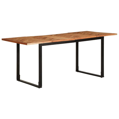 Tavolo da Pranzo 180x90x75 cm in Legno Massello di Acacia | homemem39
