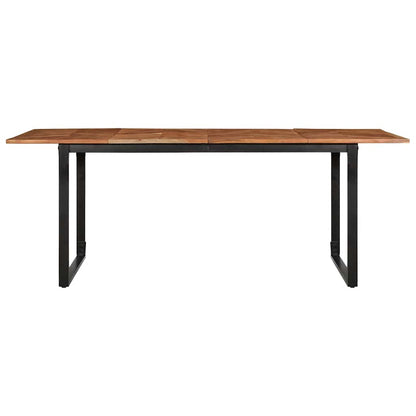 Tavolo da Pranzo 200x100x75 cm in Legno Massello di Acacia | homemem39