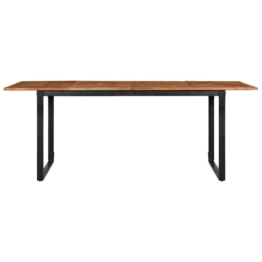 Tavolo da Pranzo 200x100x75 cm in Legno Massello di Acacia | homemem39