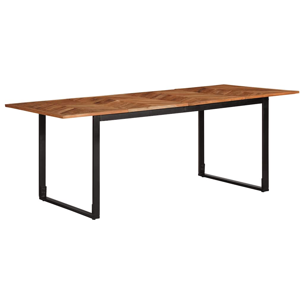 Tavolo da Pranzo 200x100x75 cm in Legno Massello di Acacia | homemem39