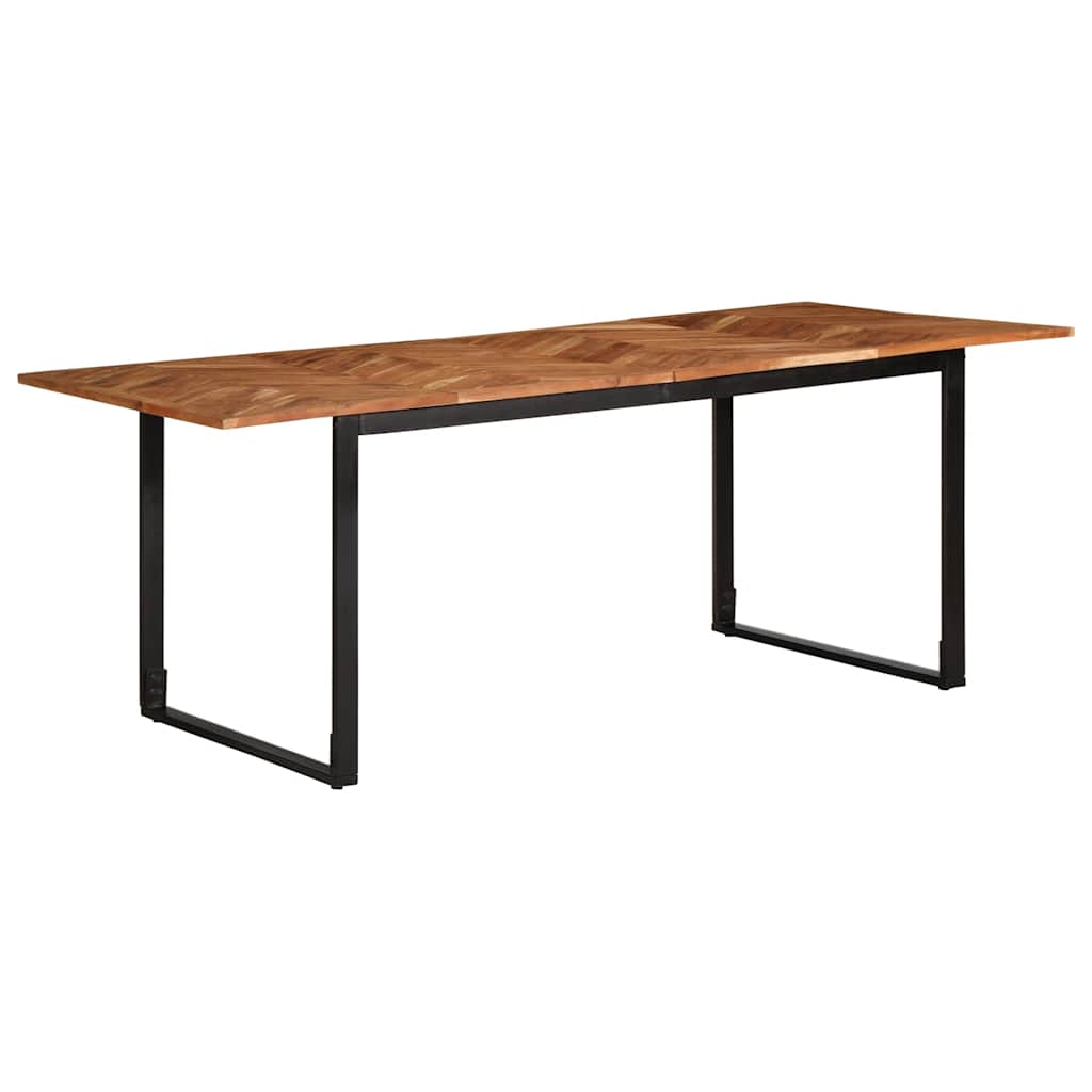 Tavolo da Pranzo 200x100x75 cm in Legno Massello di Acacia | homemem39