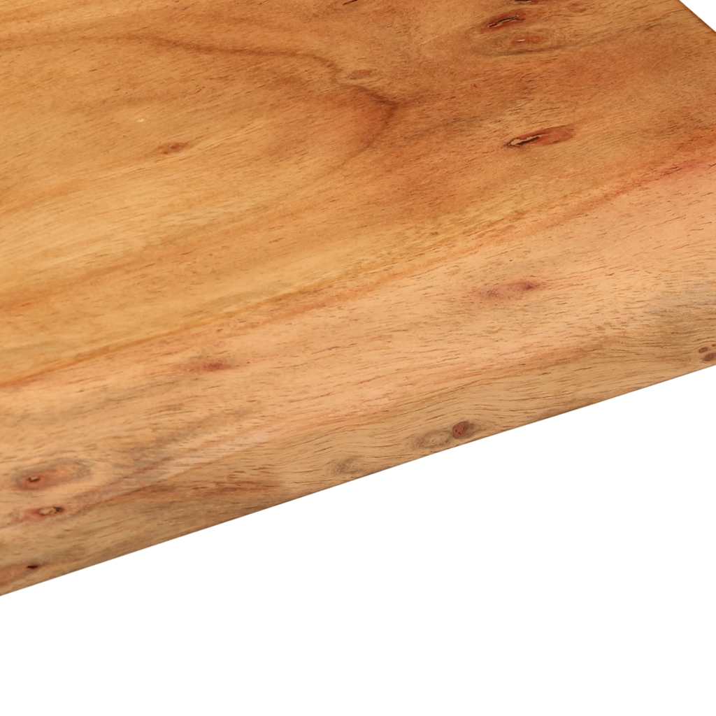 Mensole da Parete 2 pz 30x20x3,5 cm in Legno Massello di Acacia
