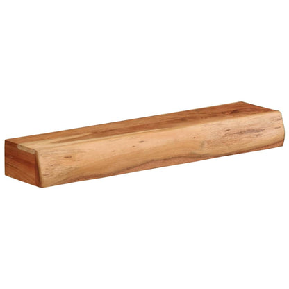 Mensole da Parete 2 pz 60x17x8 cm in Legno Massello di Acacia