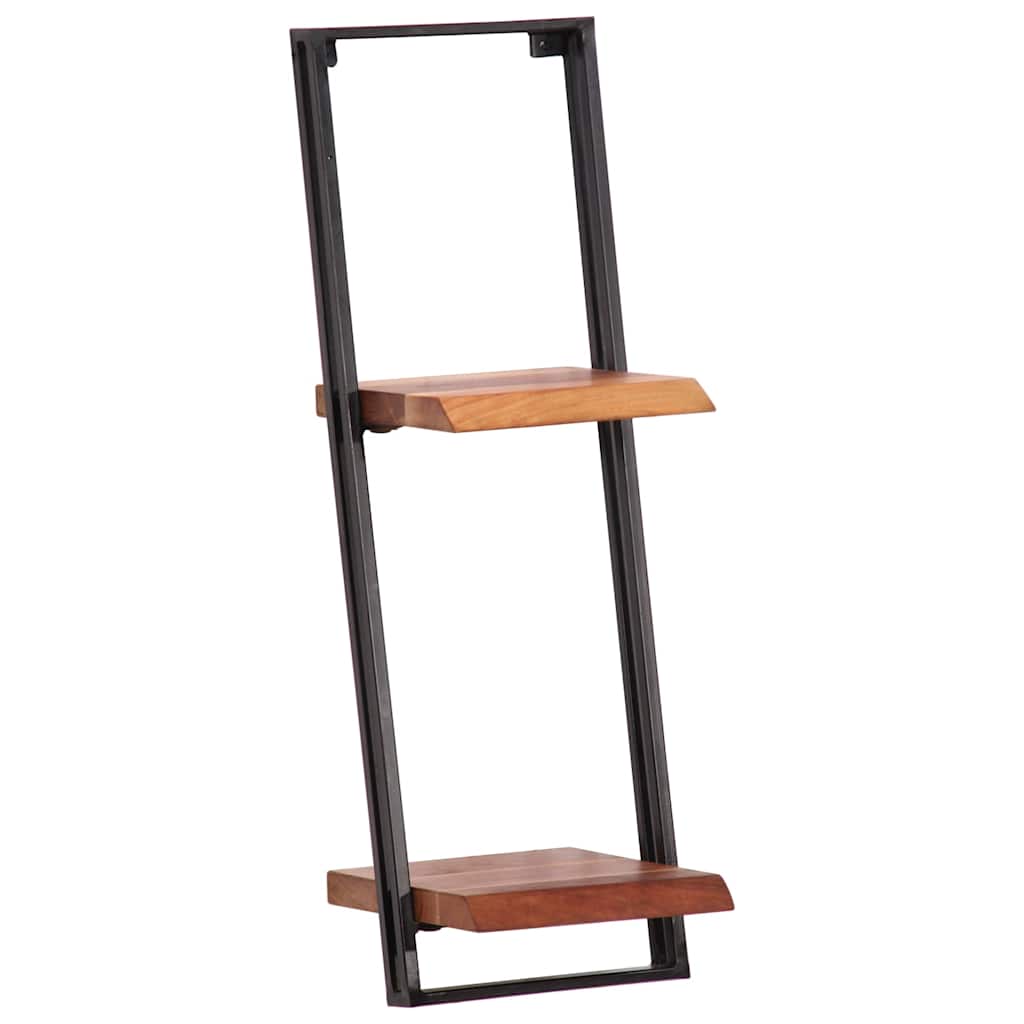 Mensole da Parete 5 pz in Legno Massello di Acacia | homemem39