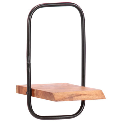 Mensole da Parete 5 pz in Legno Massello di Acacia | homemem39