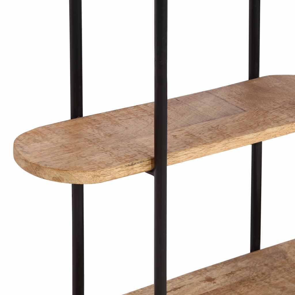 Mensola da Parete 90x20x116,5 cm Legno Massello di Mango Grezzo | homemem39
