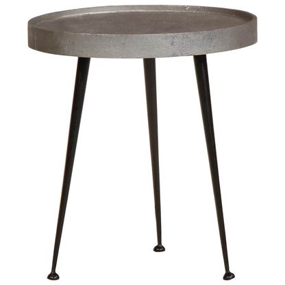 Tavolini da Salotto 3 pz Argento in Legno Multistrato