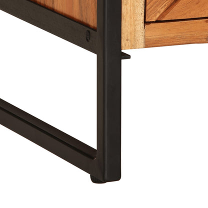 Tavolino da Salotto 90x55x40 cm in Legno Massello di Acacia | homemem39