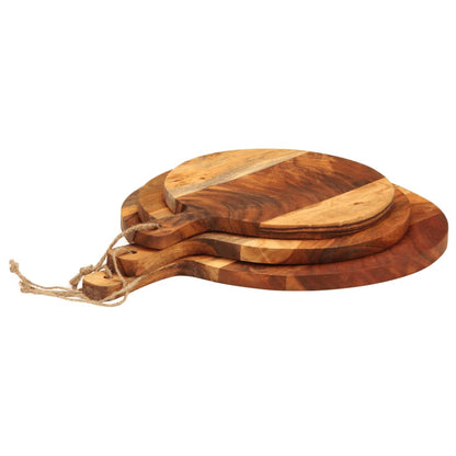 Tagliere 3pz in Legno Massello di Acacia - homemem39