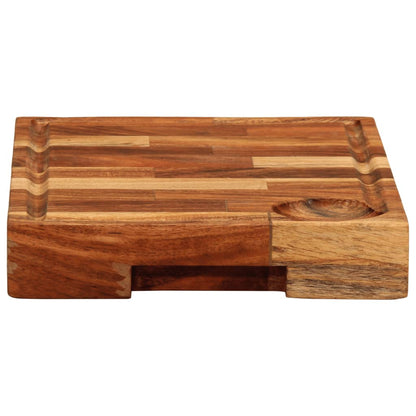 Tagliere 30x21x4 cm in Legno Massello di Acacia - homemem39