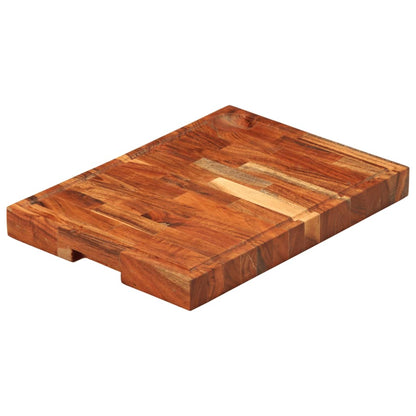 Tagliere 42x30x4 cm in Legno Massello di Acacia - homemem39