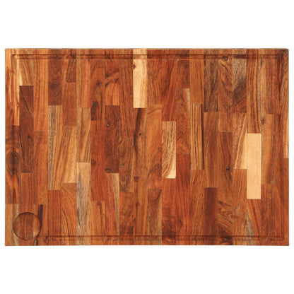 Tagliere 60x42x4 cm in Legno Massello di Acacia - homemem39